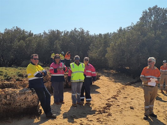 WAC Gallery - WAC members and Chevron staff on tour