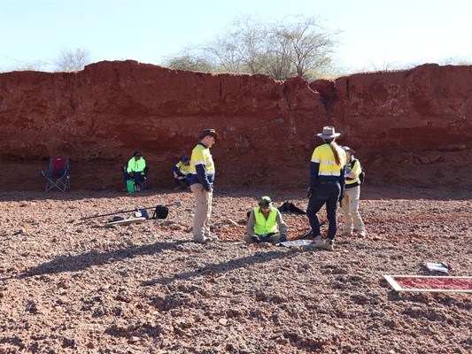 WAC Gallery - Fossil dig at Du Boulay